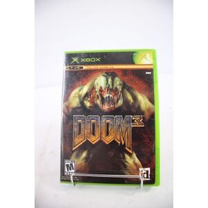Doom 3 Original Xbox Microsoft Game Disc Manual Case Complete M Rated